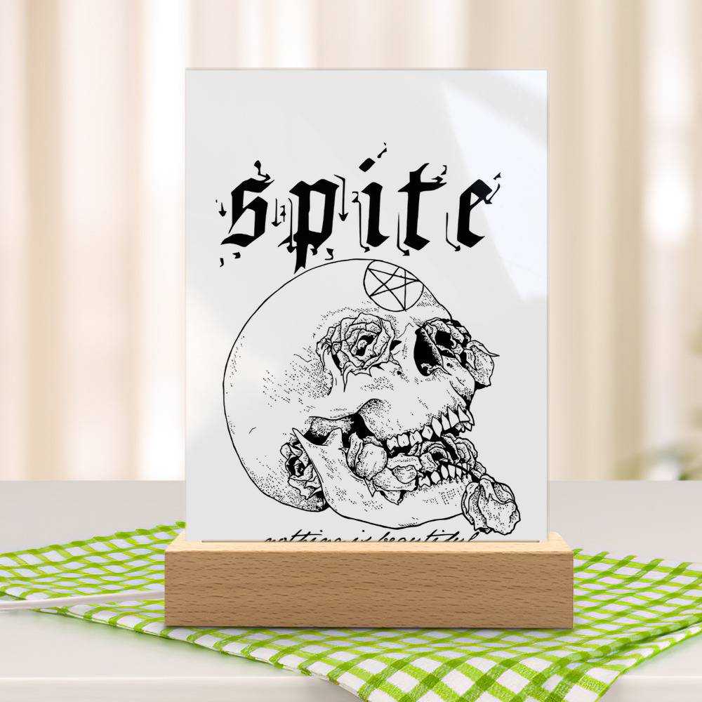 Skull Hoodie & Vinyl - Spite