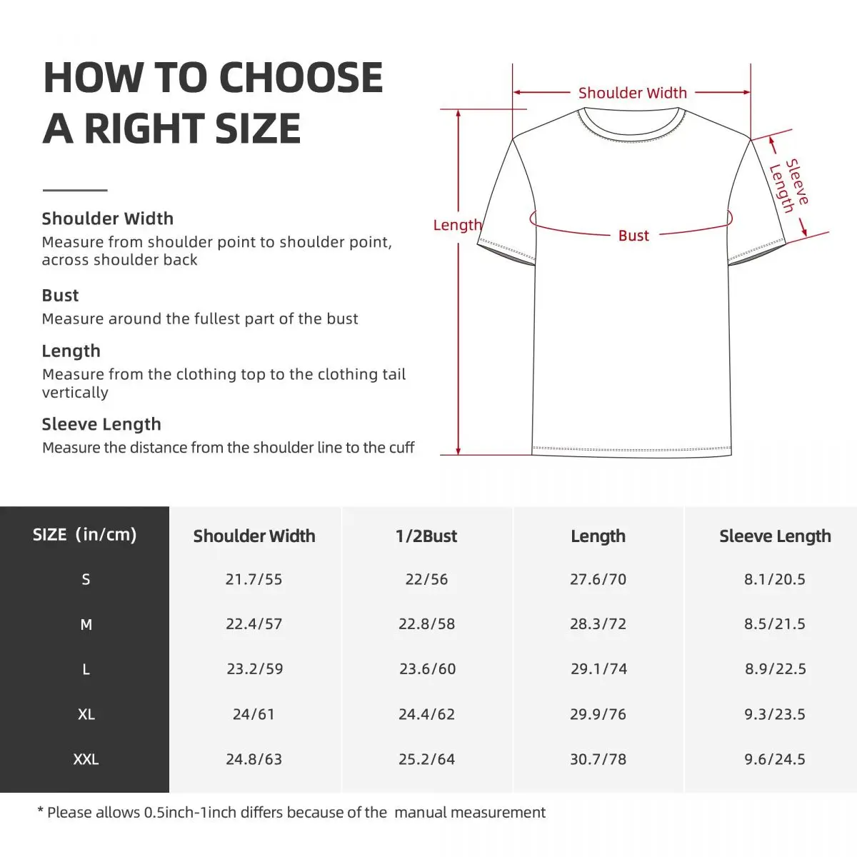 In Glock We Trust Hip Hop Vintage T-Shirts sizes chart