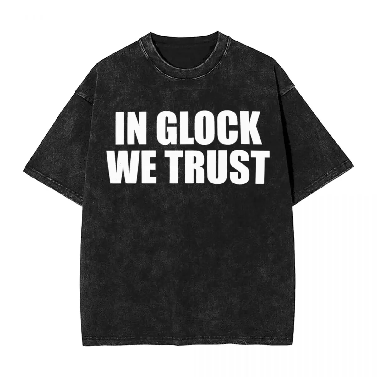 In Glock We Trust Hip Hop Vintage T-Shirts