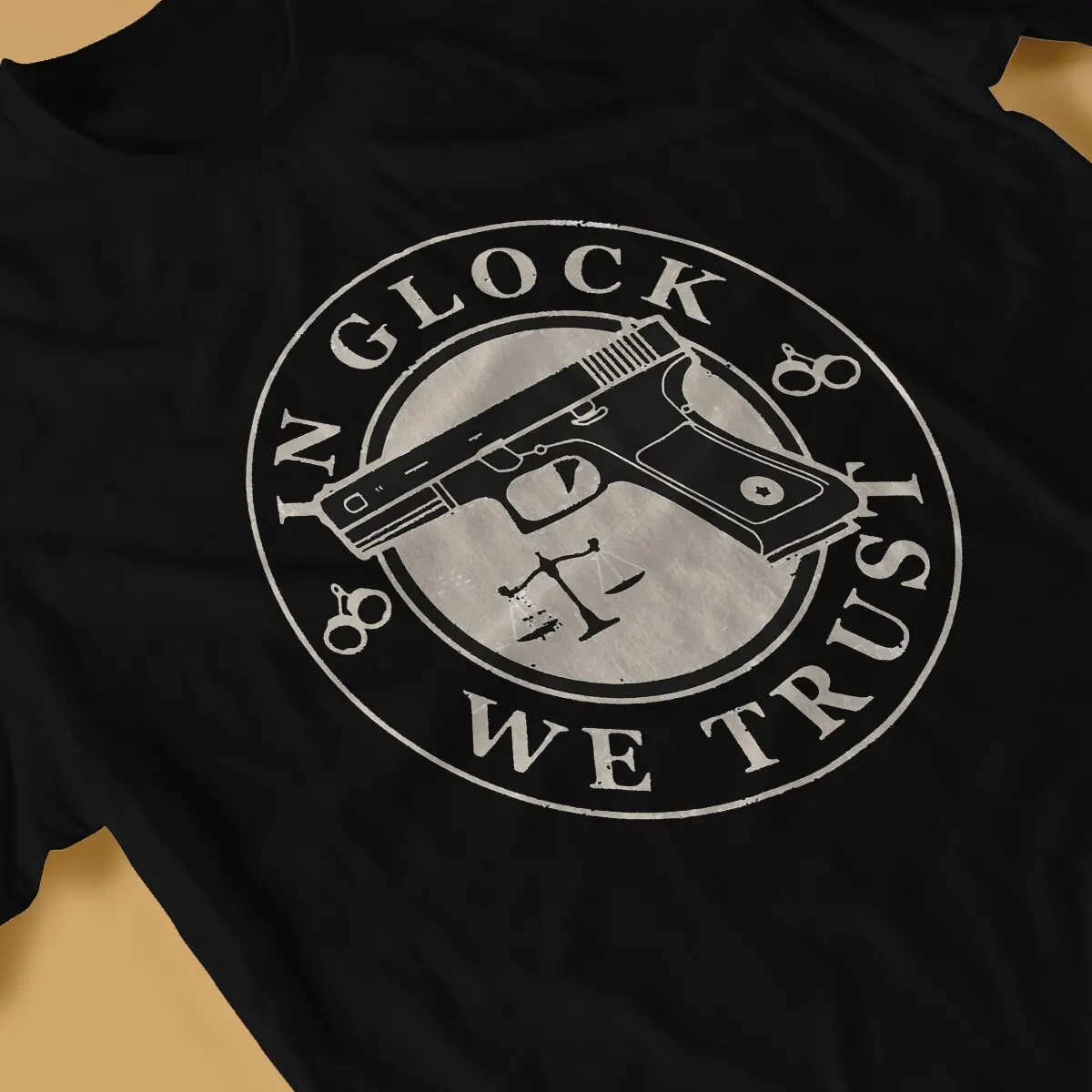 Pictures of physical In Glock We Trust T-Shirt