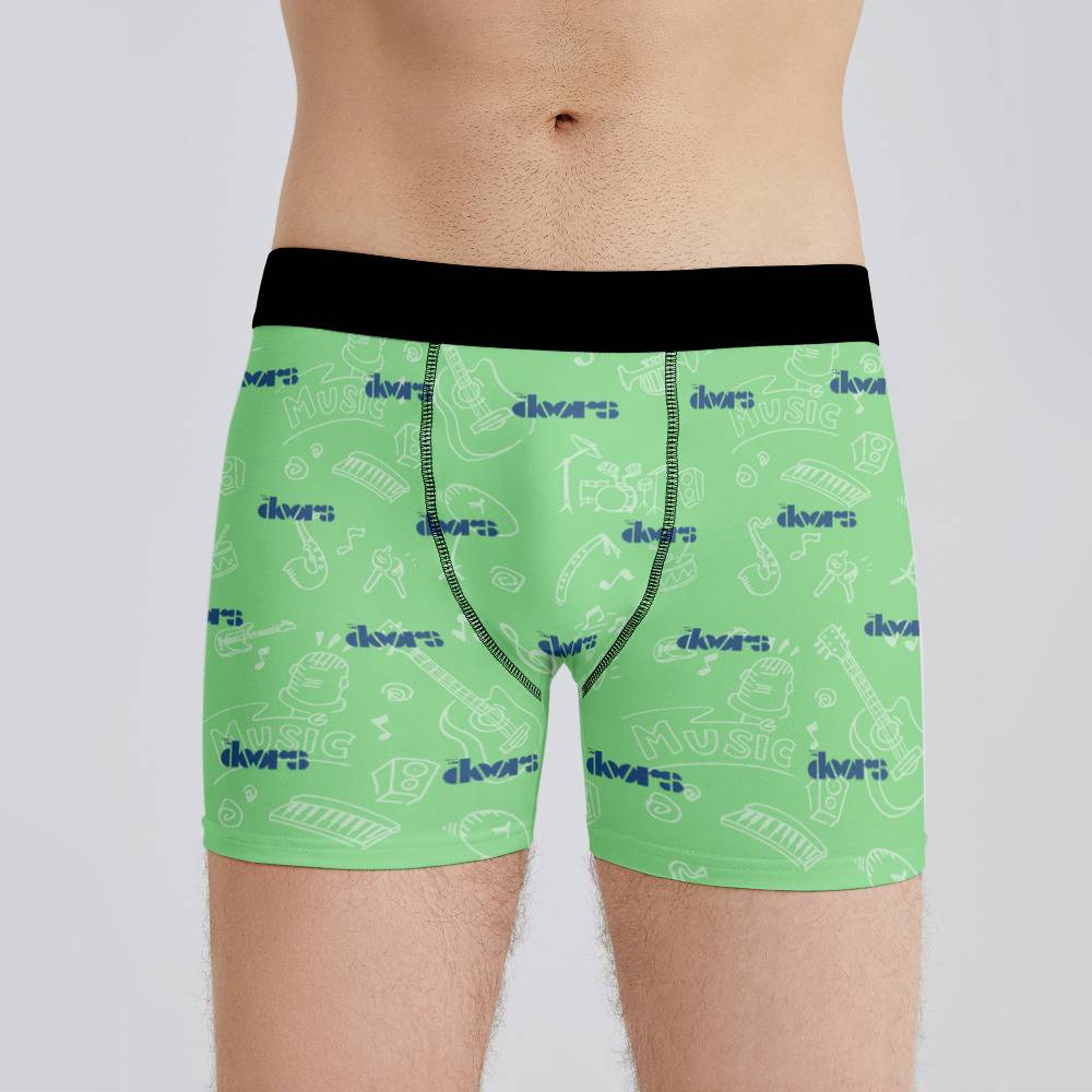 Logo Embroidered Boxer Briefs In Green