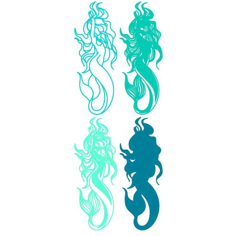 3D Mermaid Svg | mermaidsvg.com