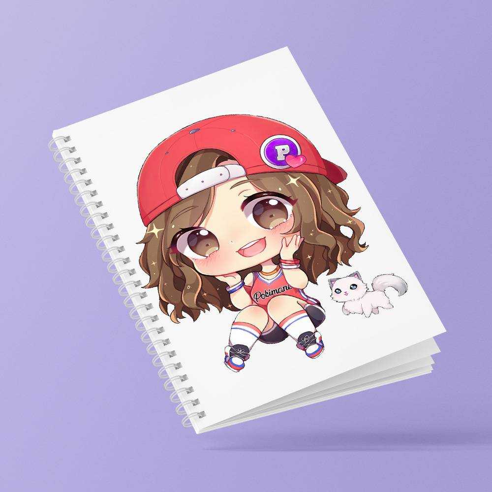 Anime Notebook Notepad Sketch Journal Chibi