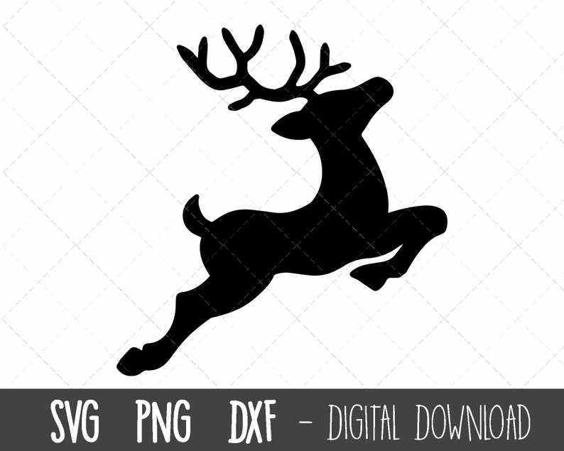 Antlers SVG, Realistic Deer Antler Clip Art, Cut File for Cricut