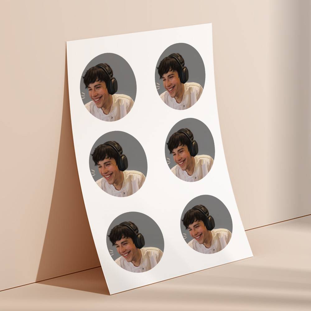 georgenotfound merch stickers