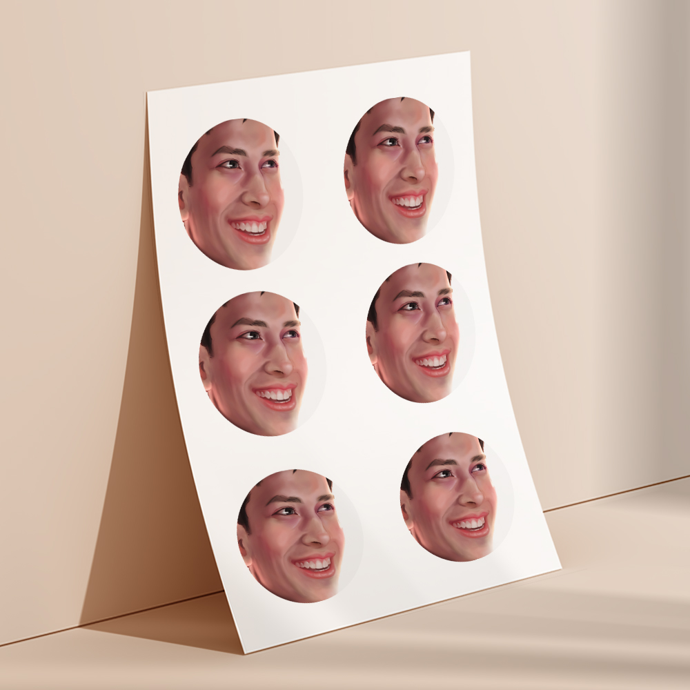 georgenotfound merch stickers