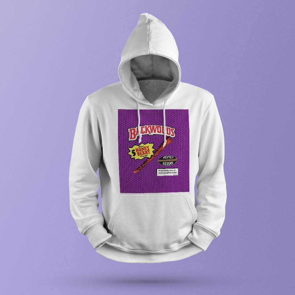 Purple best sale backwood hoodie