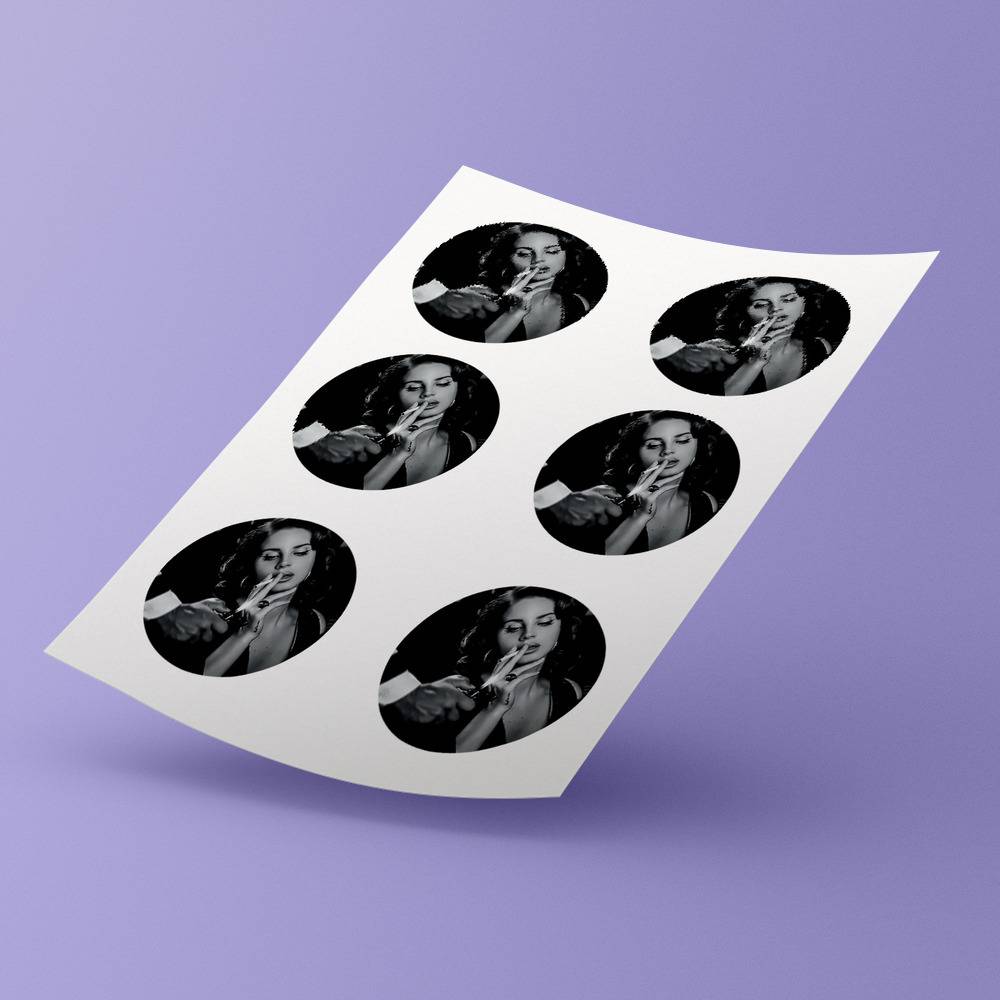 Buy B. Strange Mall Lana DEL Rey Stickers (3 Pcs/Pack) Online at
