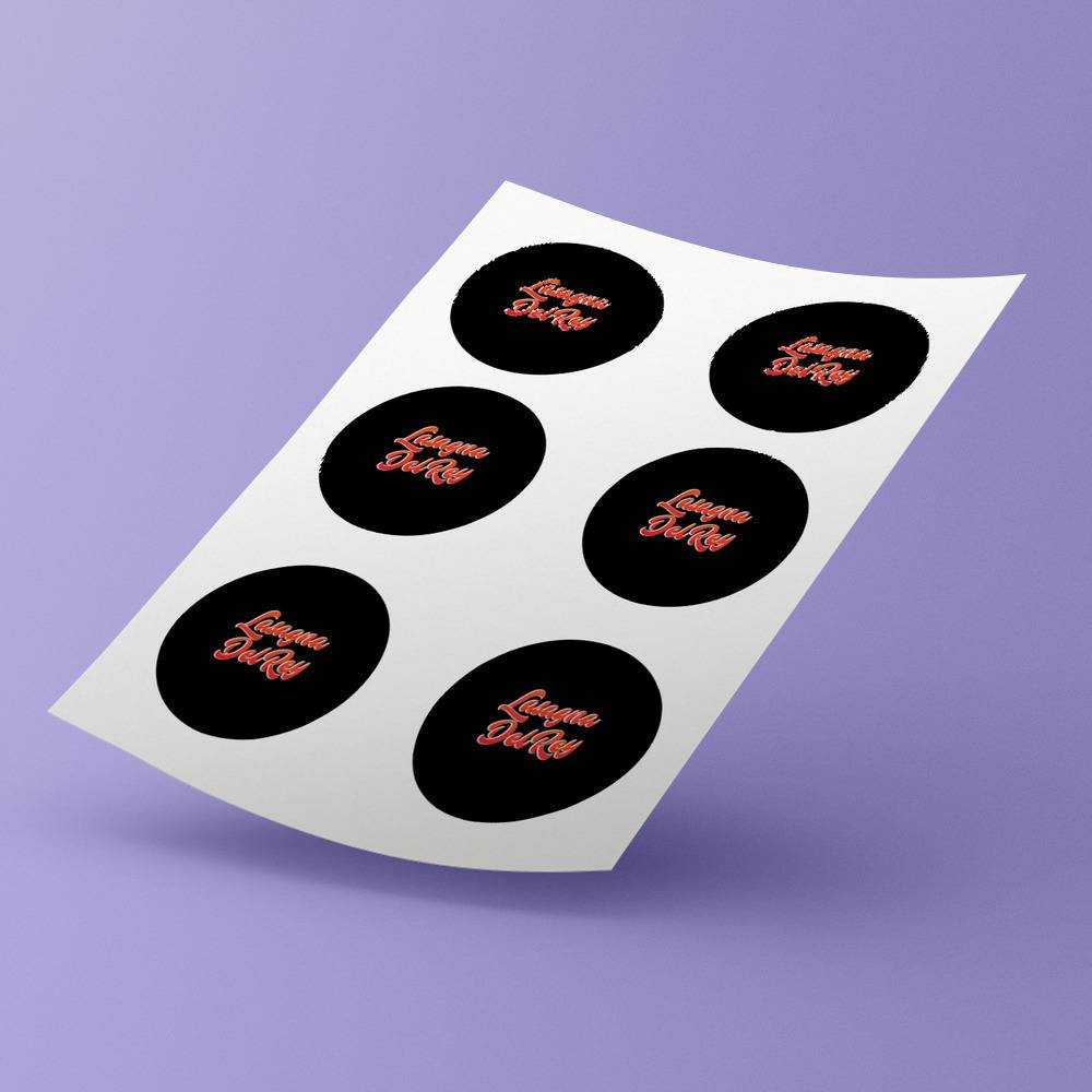 Lana Del Rey round stickers decorative stickers gift for fans