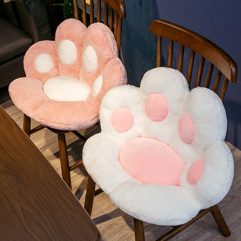 Plush pillow online chair