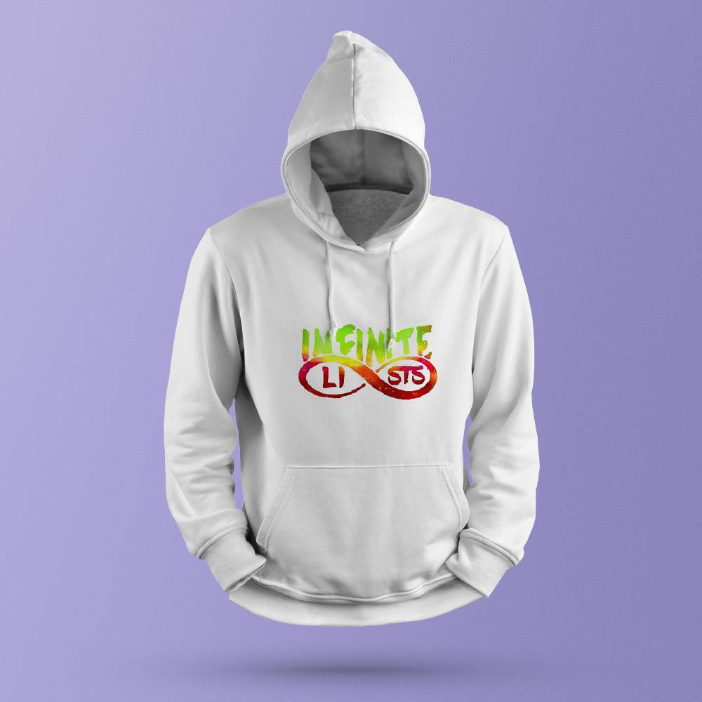 Infinite shop lists sweatshirt