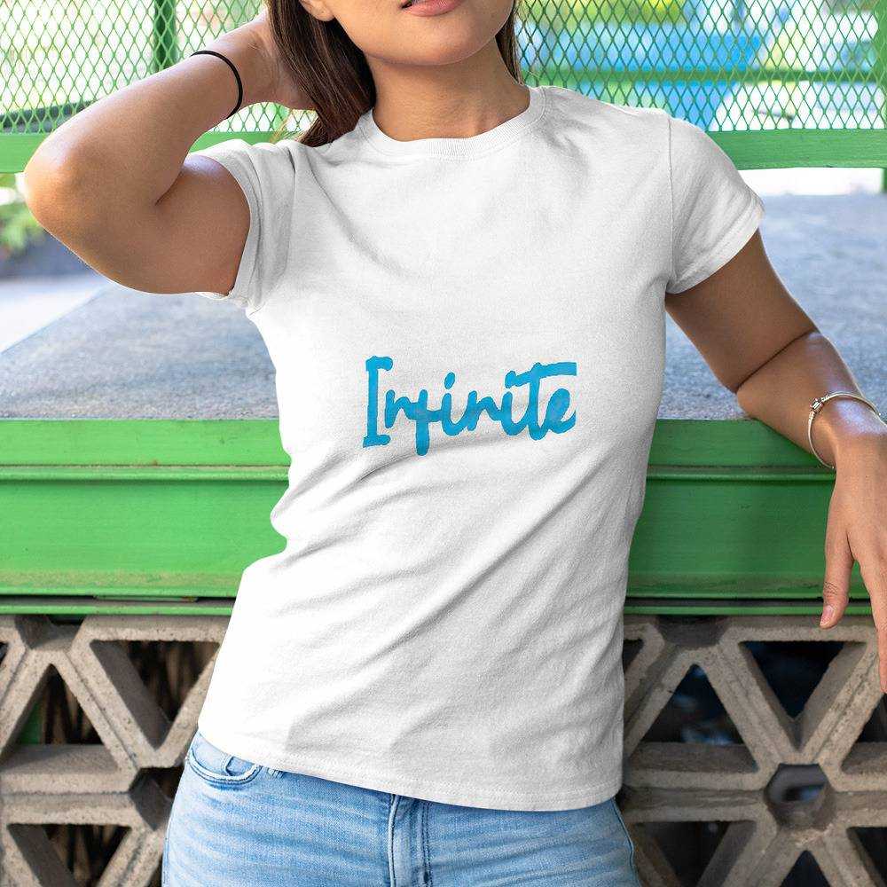 meteor forvrængning nordøst Infinite T-shirt Blue Logo T-shirt | infinitemerch.store