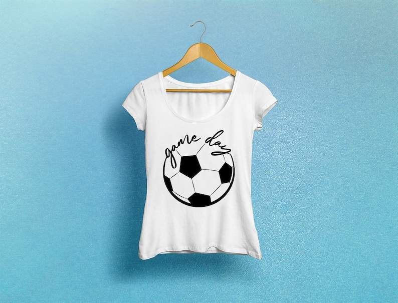 Soccer Ball Svg Cutting Files, Game Day Soccer Design Digital Design#5