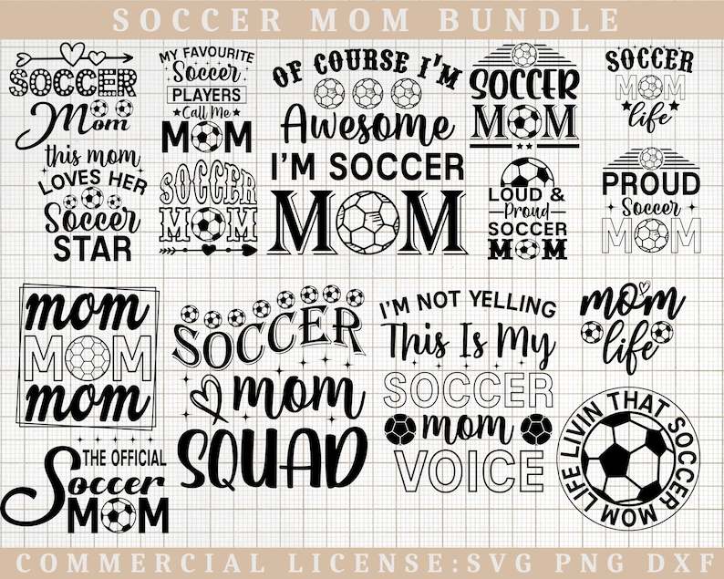 Soccer Ball Svg Free, Mom | soccerballsvg.com