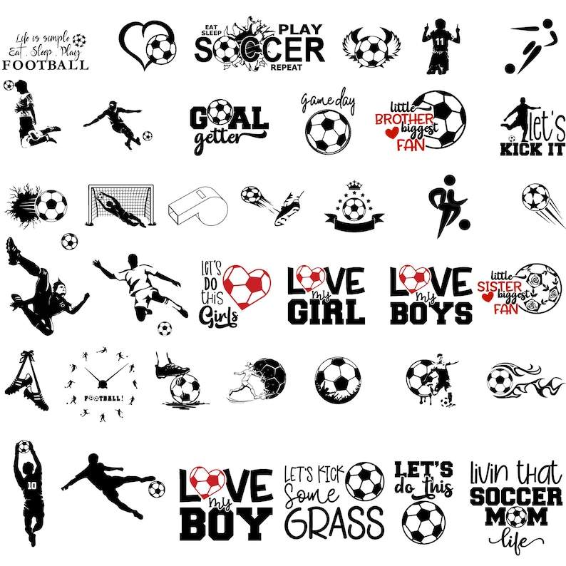 Soccer Ball Svg Cutting Files, Soccer Mom Svg Bundle Supportive Mom Svg#4