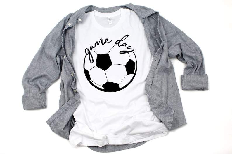 Soccer Ball Svg Cutting Files, Game Day Soccer Design Digital Design