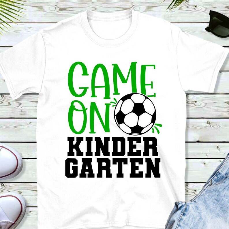 Soccer Ball Svg, Game On Kindergarten SVG