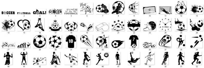 Soccer Ball Svg, Soccer Bundle Svg Soccer Player Svg Team Svg