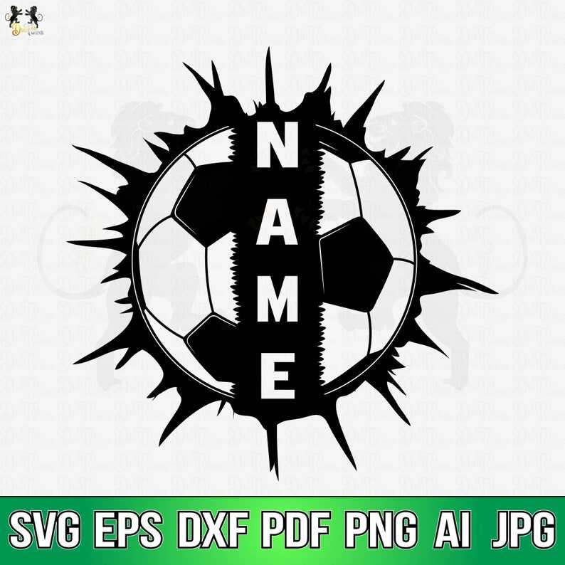 Soccer Ball Svg With Name, Soccer Vector