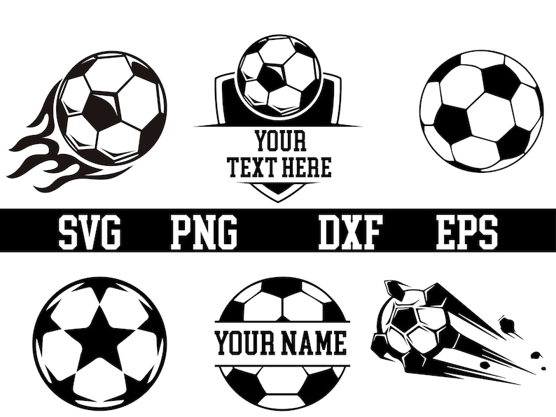 Soccer Ball Svg With Name, Soccer Ball Svg Bundle Clip Art ...