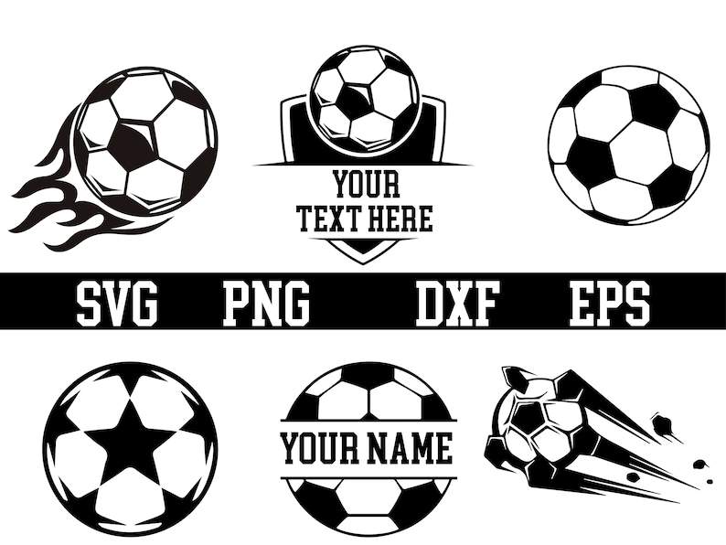 Soccer Ball Svg With Name, Soccer Ball Svg Bundle Clip Art