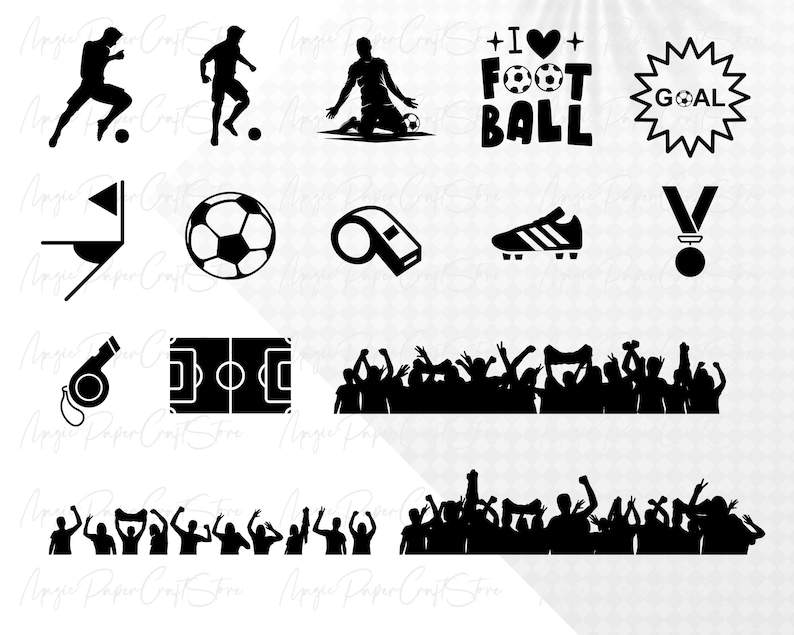 Soccer Ball Svg, 159 SOCCER SVG Bundle Soccer Player Svg#5