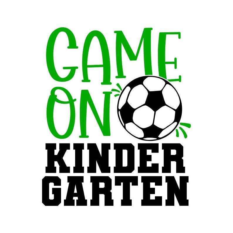Soccer Ball Svg, Game On Kindergarten SVG