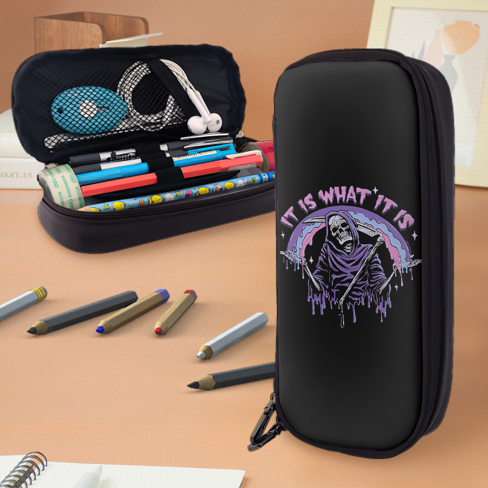 Pencil Case School Skull, Halloween Pencil Case