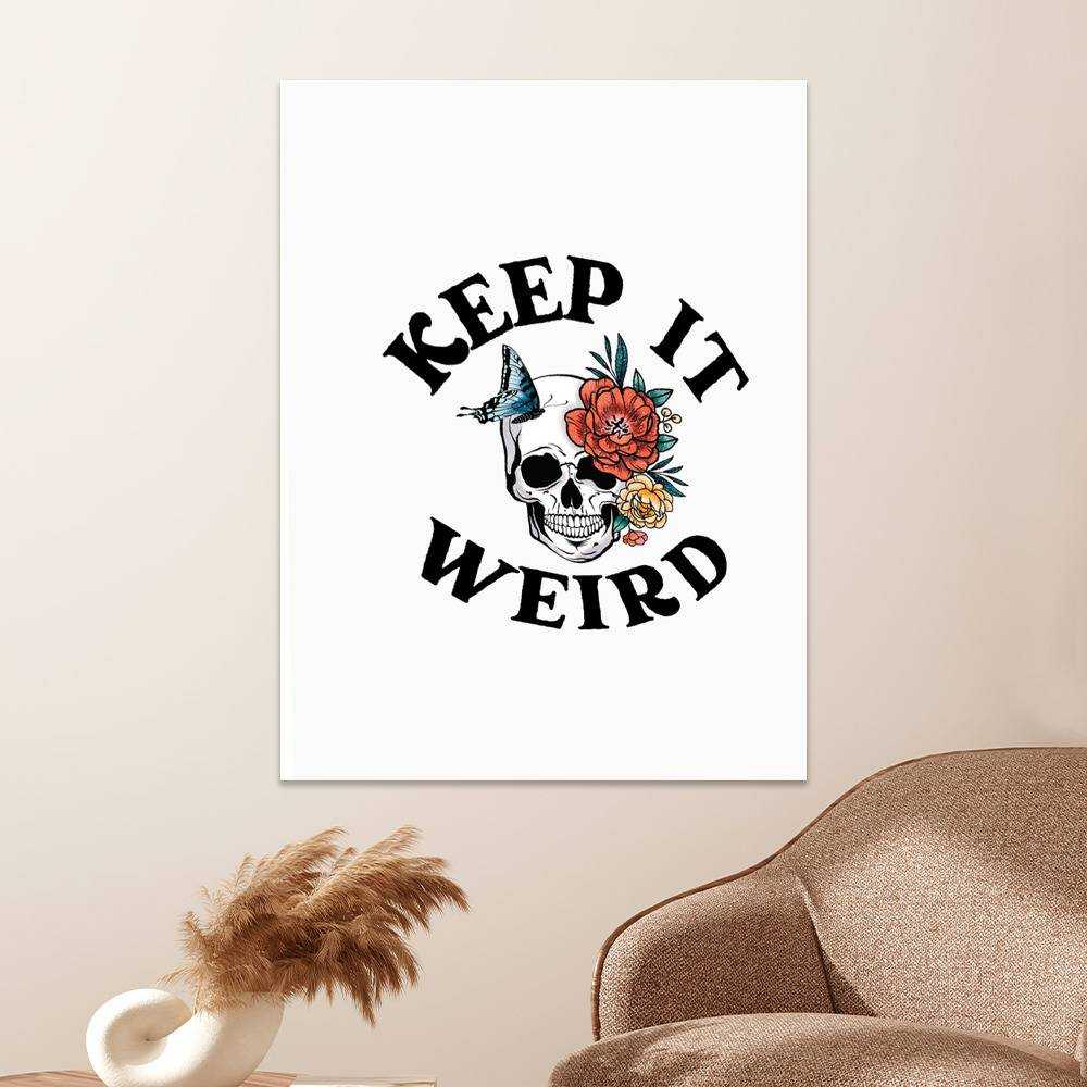 Morbid Podcast Merch Poster Art Wall Poster Sticky Poster Gift for Fans Keep it Weird Poster
