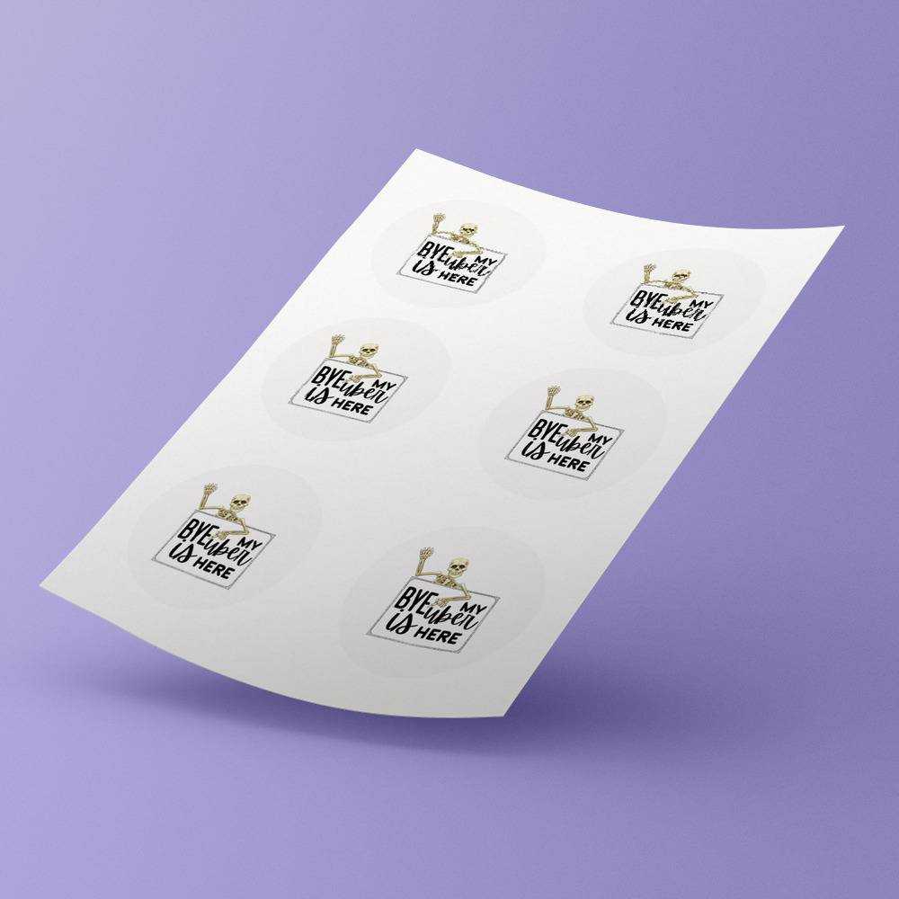 Morbid Podcast round stickers decorative stickers gift for fans Morbid Bye