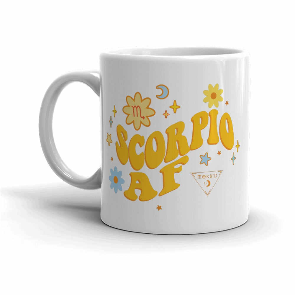 Scorpio Morbid Groovy Zodiac Signs Personalized Mug