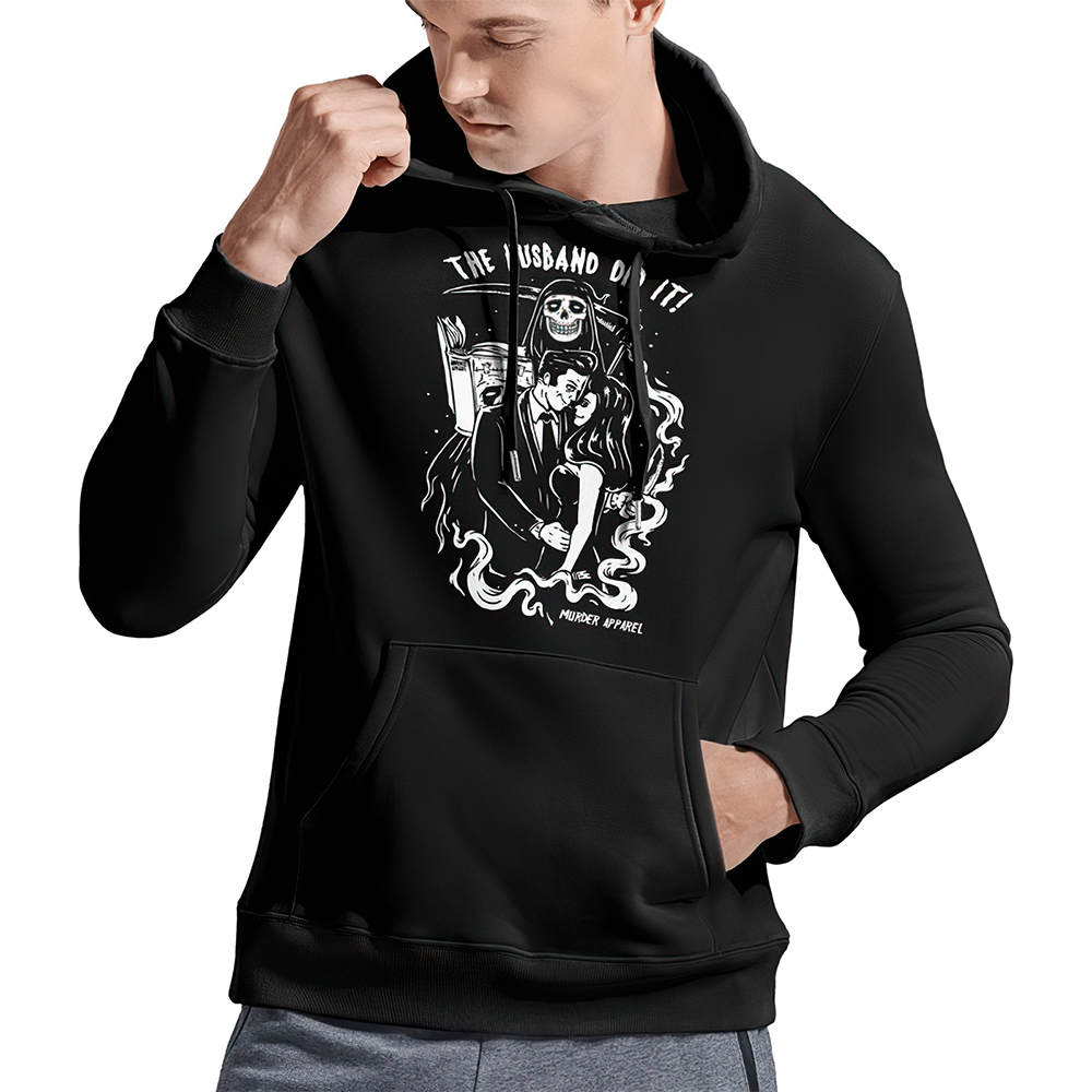 The Husband Did It Hoodie, The Husband Did It Classic Hoodie