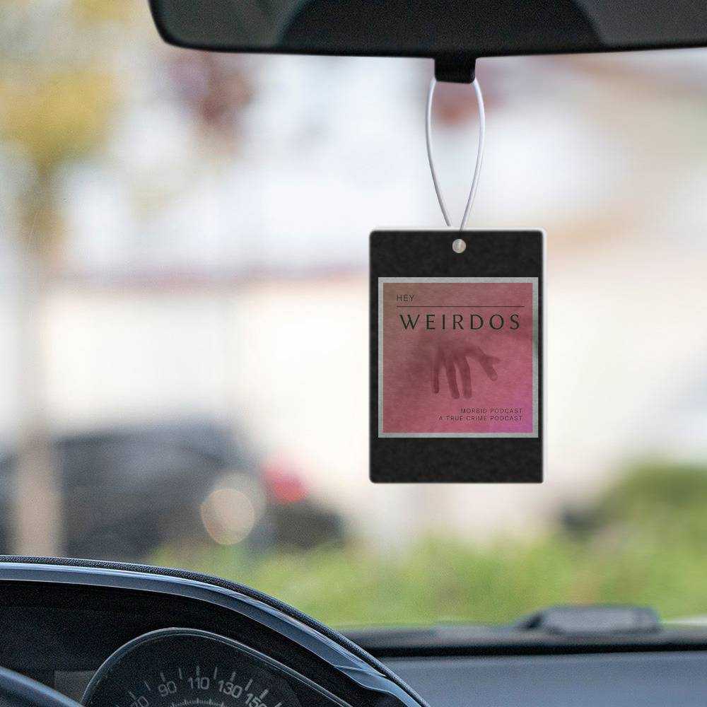 Morbid Podcast Car Air Freshener Car Hanging Accessoires Gifts for Morbid Podcast Fans Hey Weirdos Classic Air Freshener
