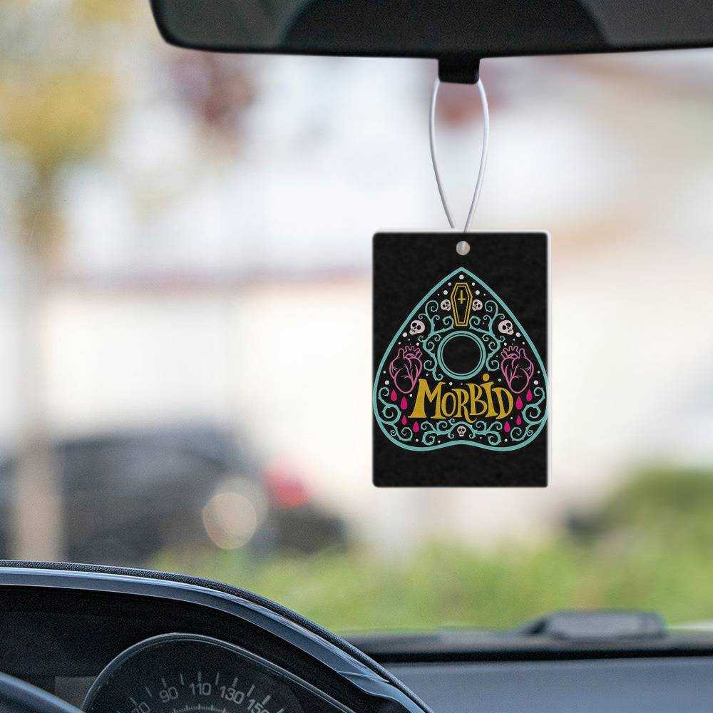 Morbid Podcast Car Air Freshener Car Hanging Accessoires Gifts for Morbid Podcast Fans Ouija Planchette Air Freshener