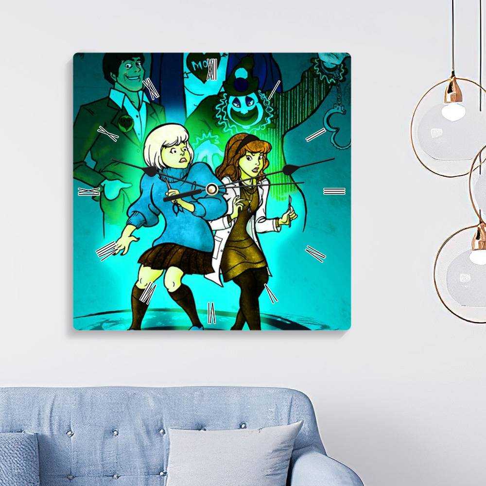Morbid Podcast Square Wall Clock Home Decor Wall Clock Gifts for Morbid Podcast Fans A True Crime Podcast Wall Clock