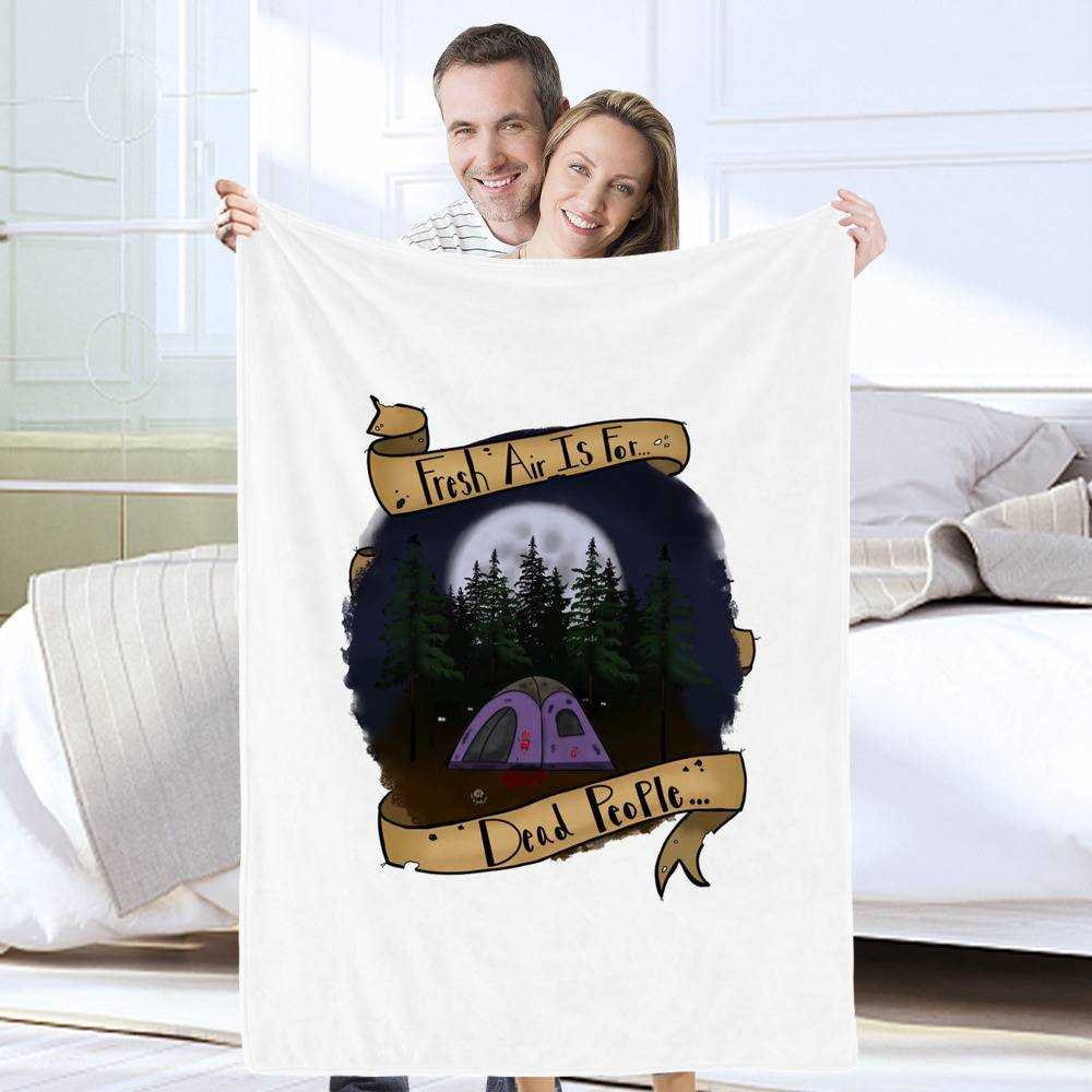 Morbid Podcast Blanket Don't Hike Blanket