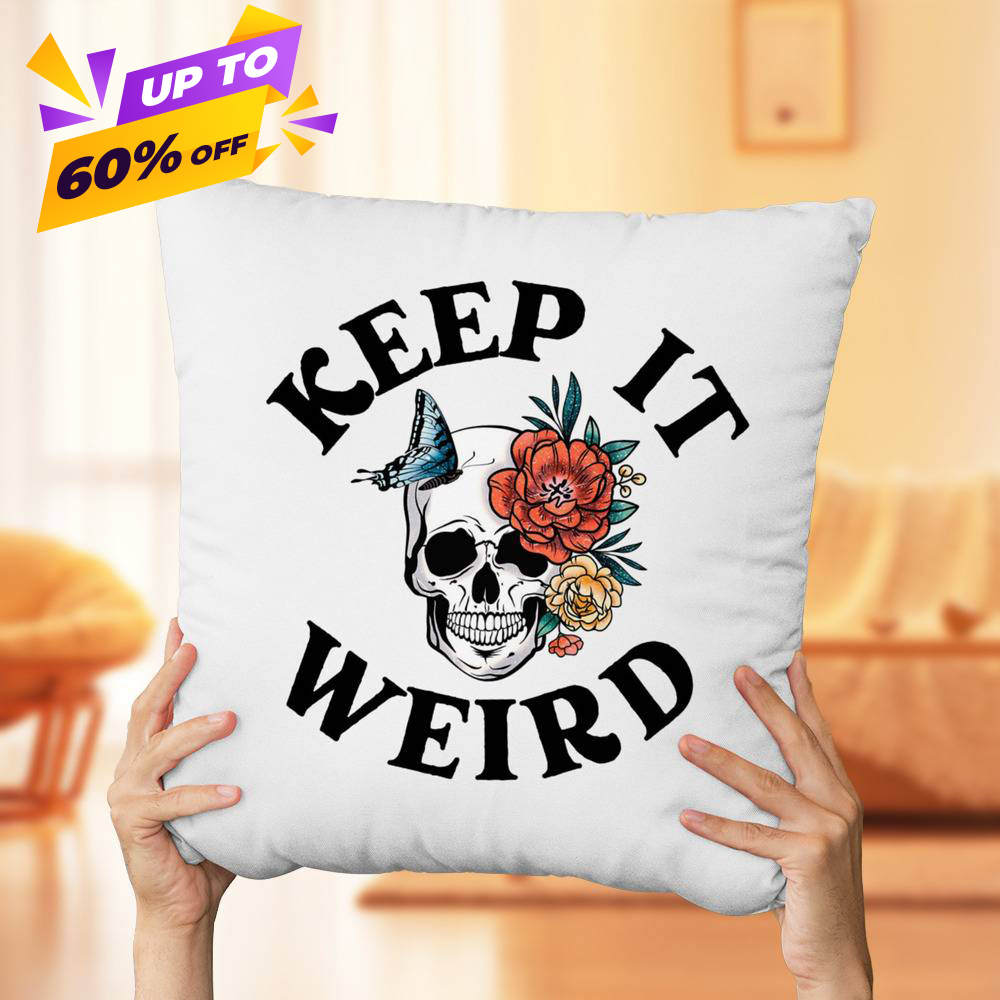 Morbid Podcast Pillow Classic Celebrity Pillow Keep it Weird Pillow
