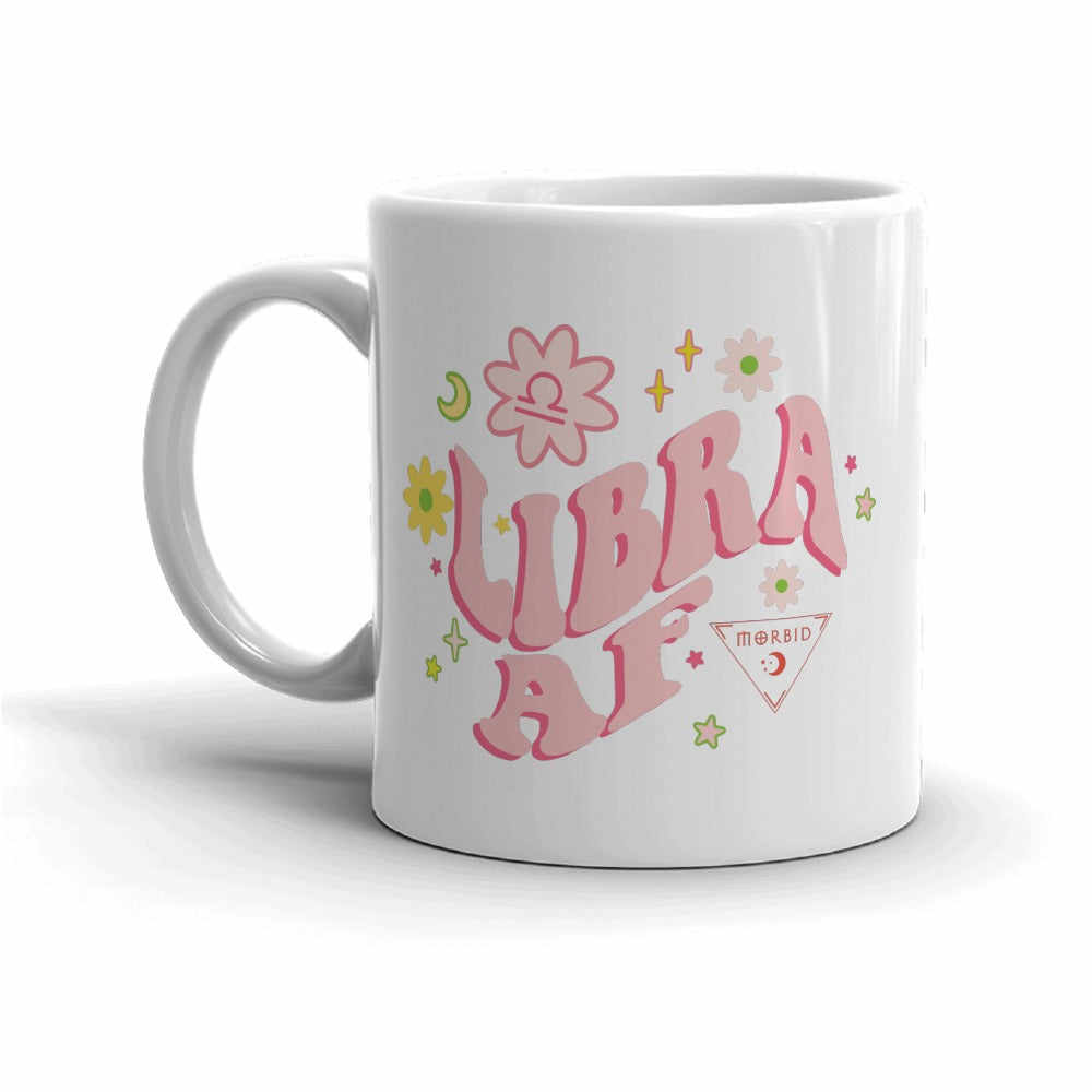 Libra Morbid Groovy Zodiac Signs Personalized Mug
