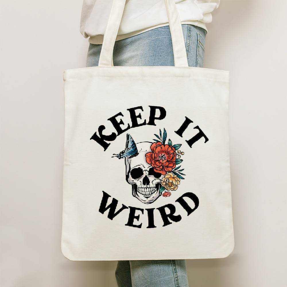 Morbid Podcast Totebag Classic Celebrity Totebag Keep it Weird Totebag
