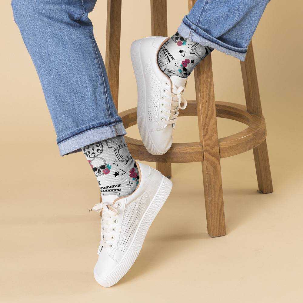 Morbid Podcast Socks Custom Photo Socks Film Socks White