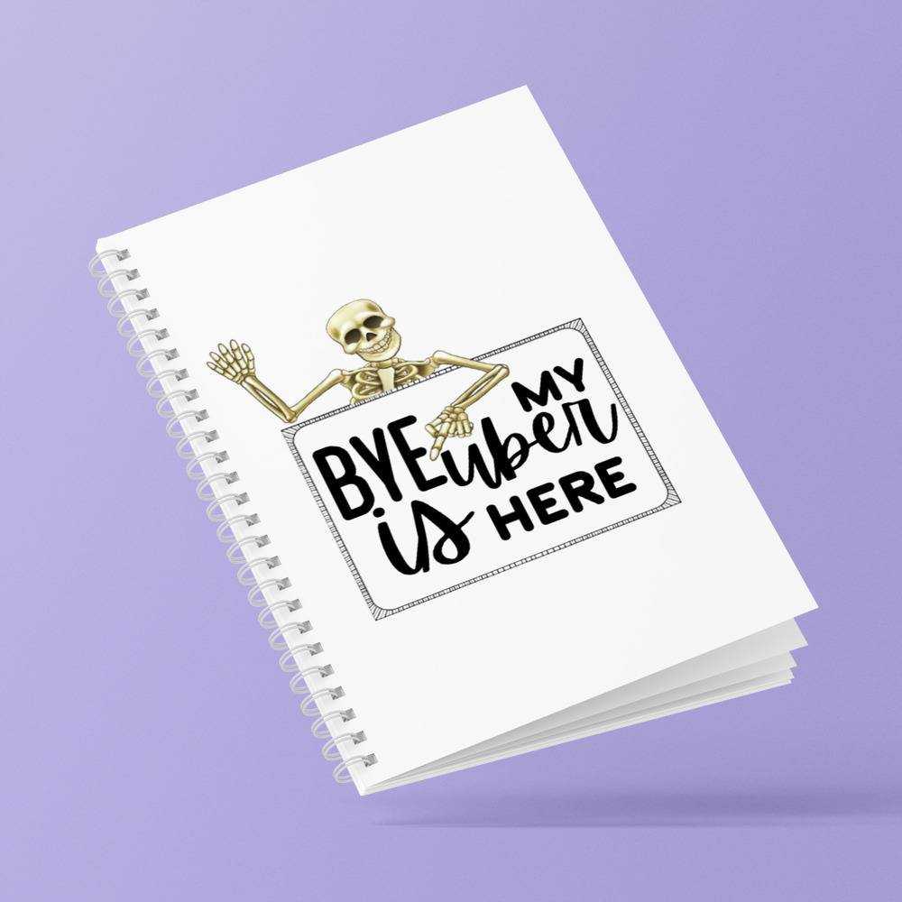 Morbid Podcast Spiral Bound Notebook Journal Diary Gift for Fans Morbid Bye Notebook