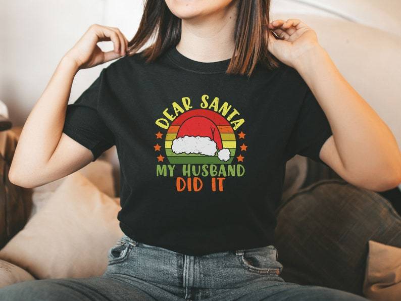 Christmas My Husband Did It T-shirt, Morbid Podcast Shirt, Christmas Gift#1