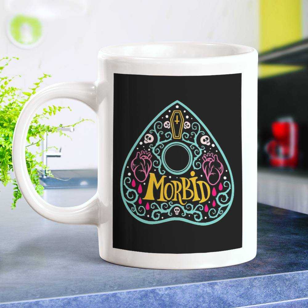 Morbid Podcast Mug Ouija Planchette Mug Custom Coffee Mug