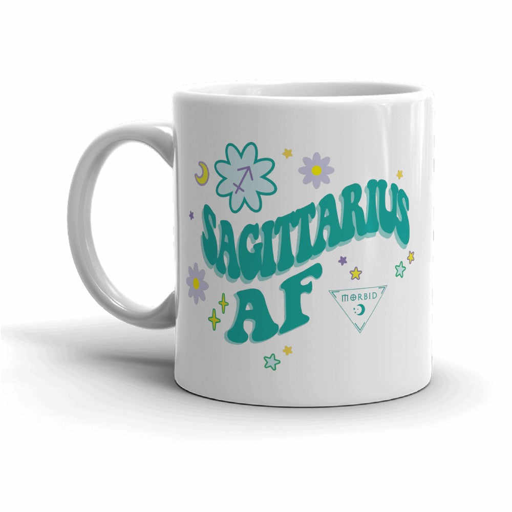Sagittarius Morbid Groovy Zodiac Signs Personalized Mug