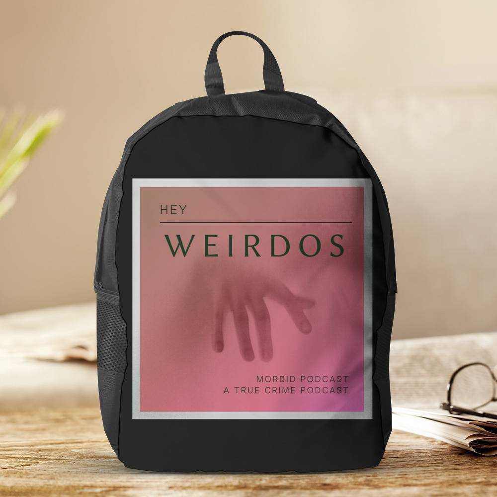 Morbid Podcast Backpack Hey Weirdos Classic Backpack