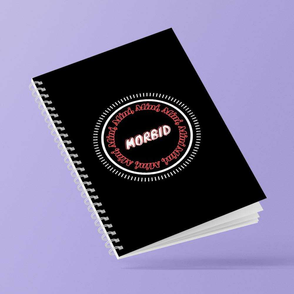 Morbid Podcast Spiral Bound Notebook Journal Diary Gift for Fans Mini Morbid Notebook