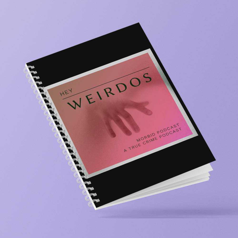 Morbid Podcast Spiral Bound Notebook Journal Diary Gift for Fans Hey Weirdos Classic Notebook