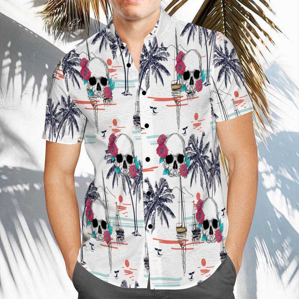 Morbid Podcast Hawaiian Shirt Custom Photo Hawaiian Shirt Chinoiserie Print Hawaiian Shirt