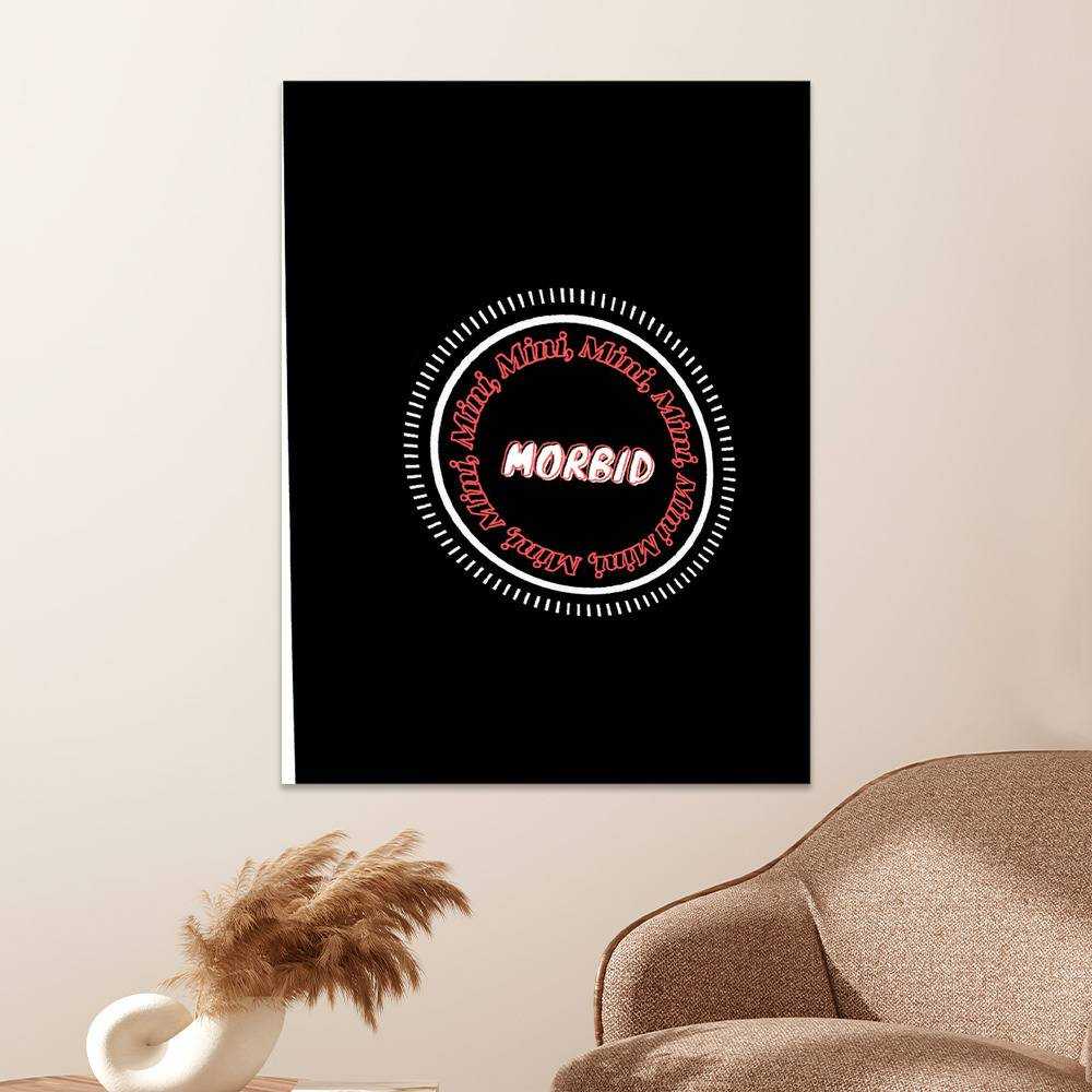 Morbid Podcast Merch Poster Art Wall Poster Sticky Poster Gift for Fans Mini Morbid Poster