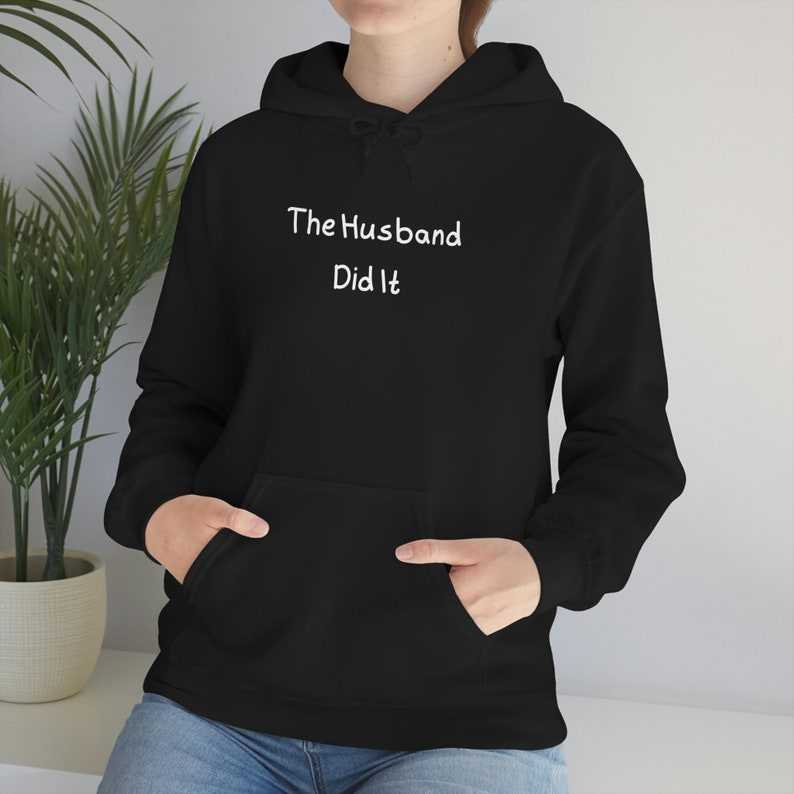 The Husband Did It Unisex Hoodie, Morbid Podcast Hoodie, True Crime Fan, Criminal Minds Fan, Podcast Lover Gift